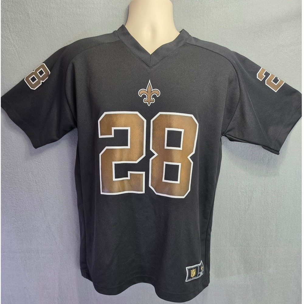 NFL Team Apparel New Orleans Saints Mark Ingram 28 Youth Jersey XL 18-20 Black